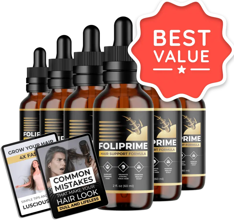 6 Bottles FoliPrime + Bonuses